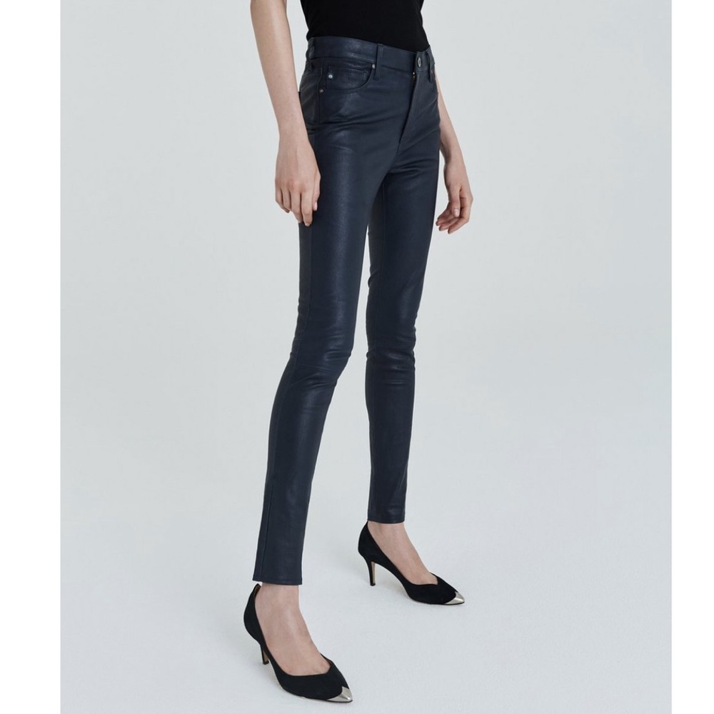 Adriano Goldschmied Farrah Skinny Lamb LeatherPant